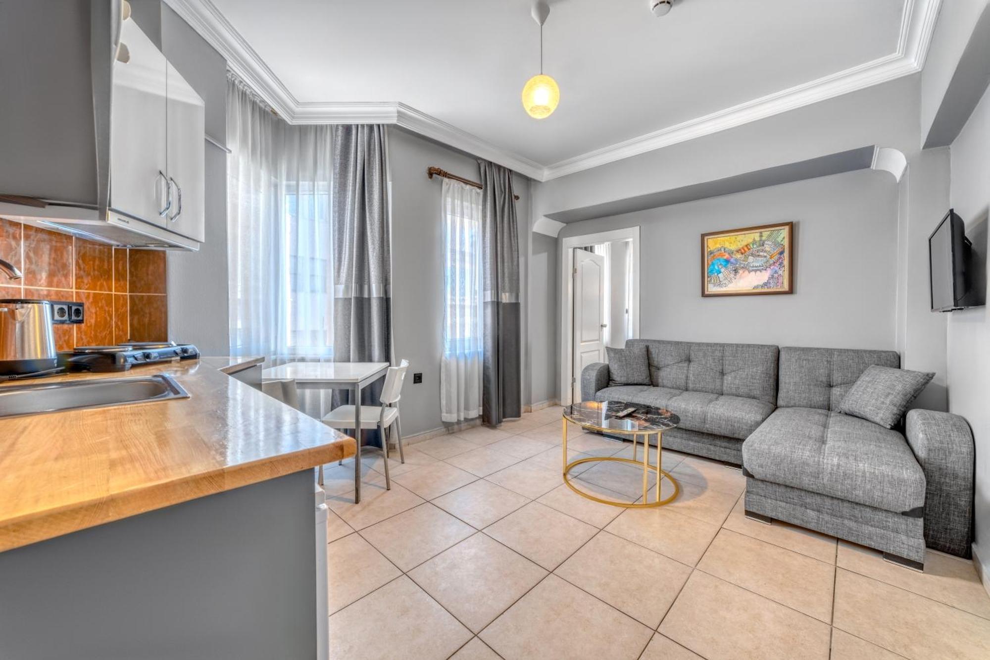 Kleopatra Icaria Apart Hotel Алания Экстерьер фото
