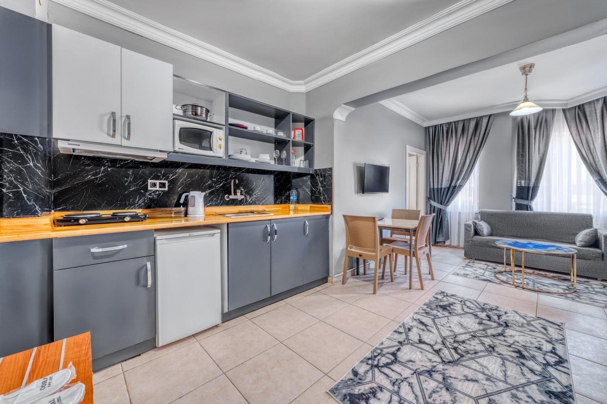 Kleopatra Icaria Apart Hotel Алания Экстерьер фото