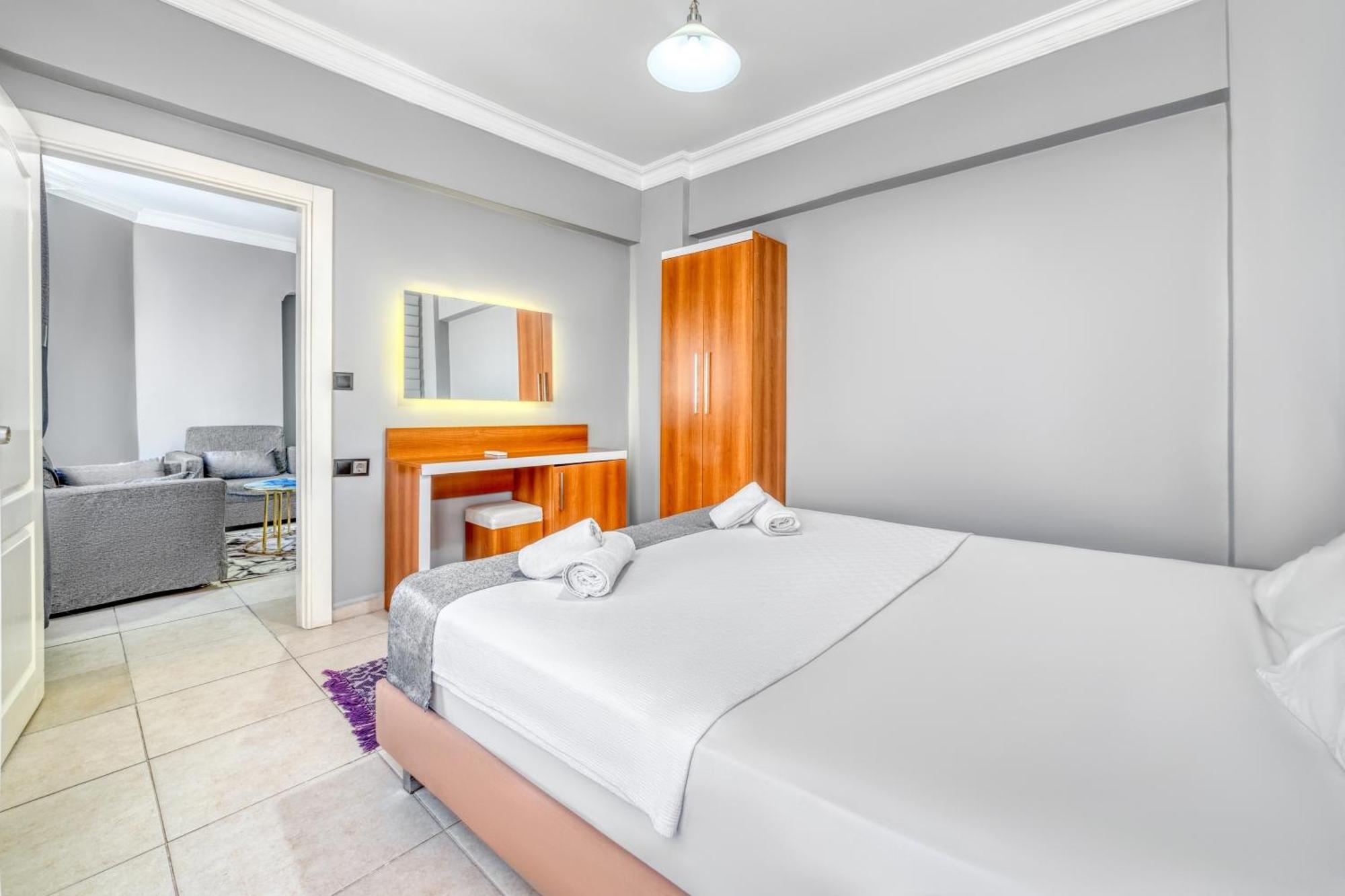 Kleopatra Icaria Apart Hotel Алания Экстерьер фото