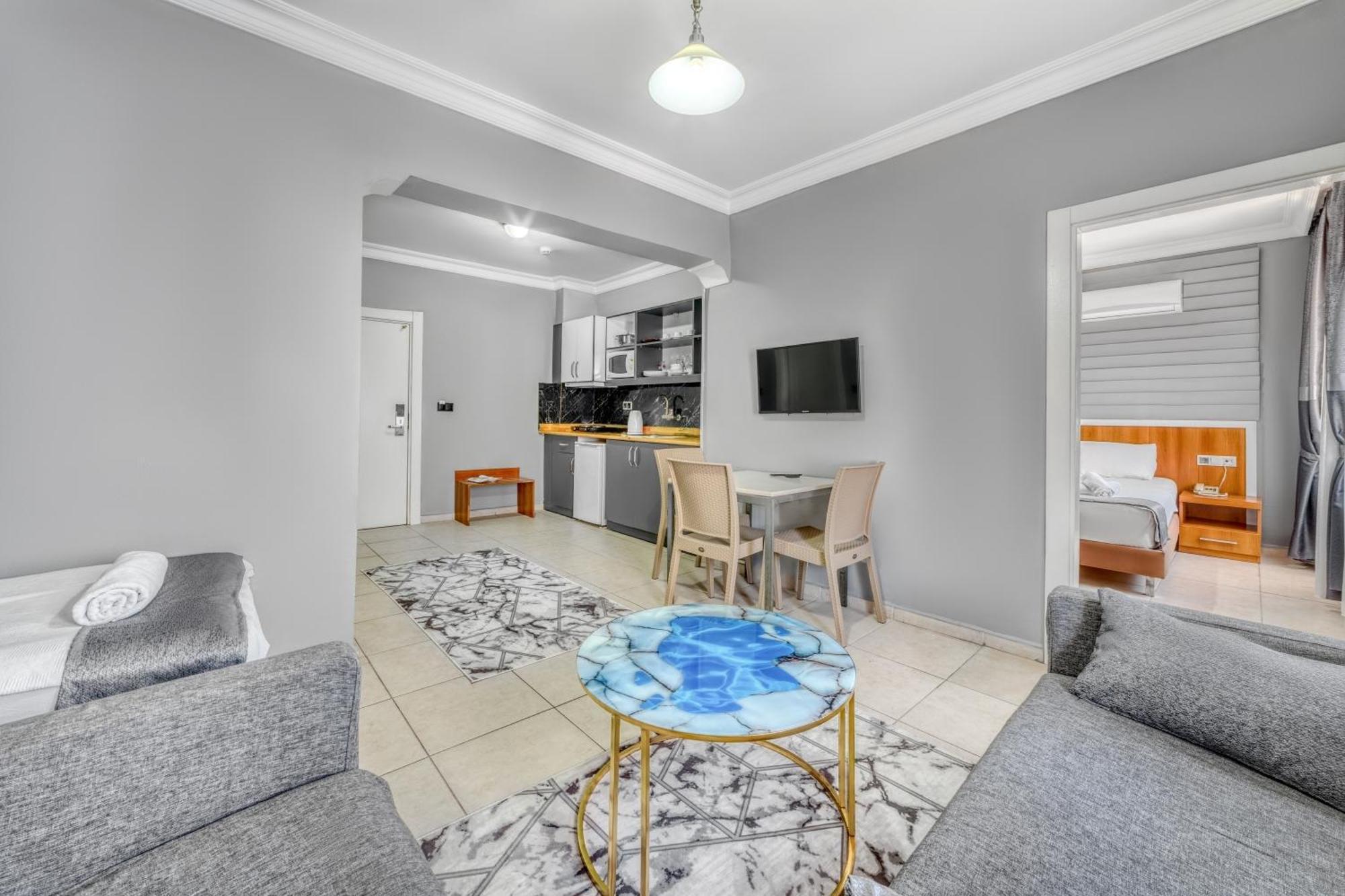 Kleopatra Icaria Apart Hotel Алания Экстерьер фото
