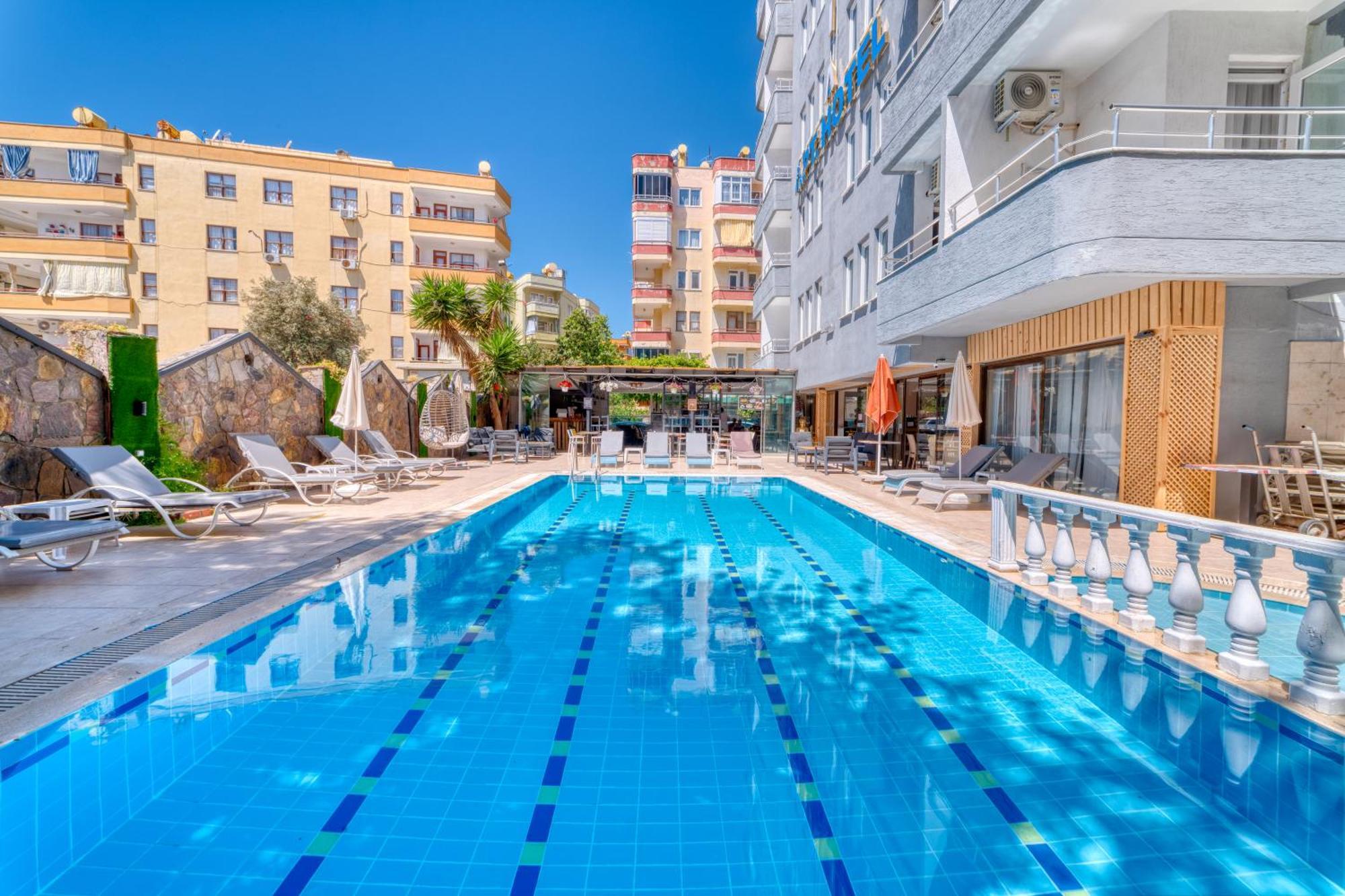 Kleopatra Icaria Apart Hotel Алания Экстерьер фото
