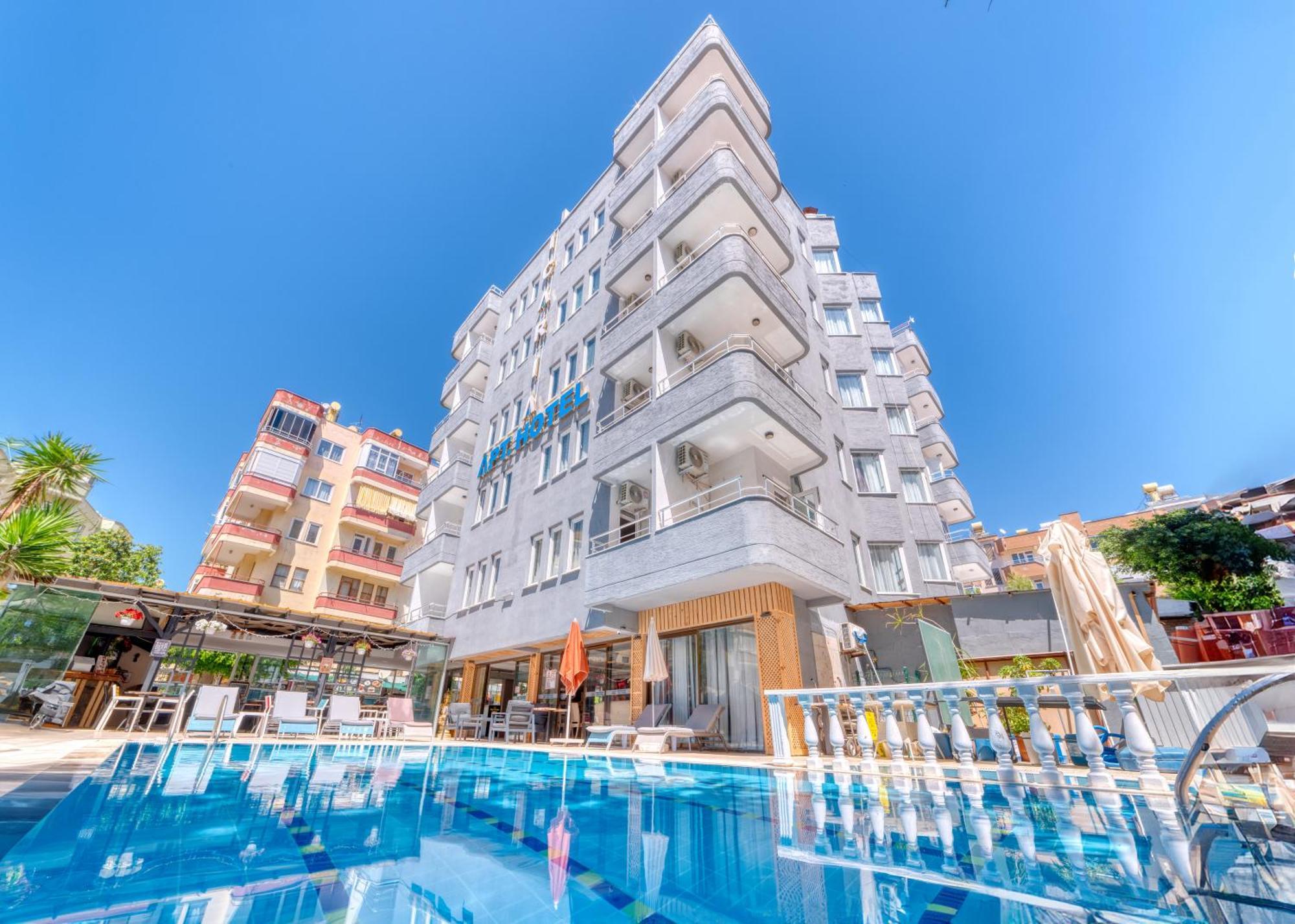 Kleopatra Icaria Apart Hotel Алания Экстерьер фото