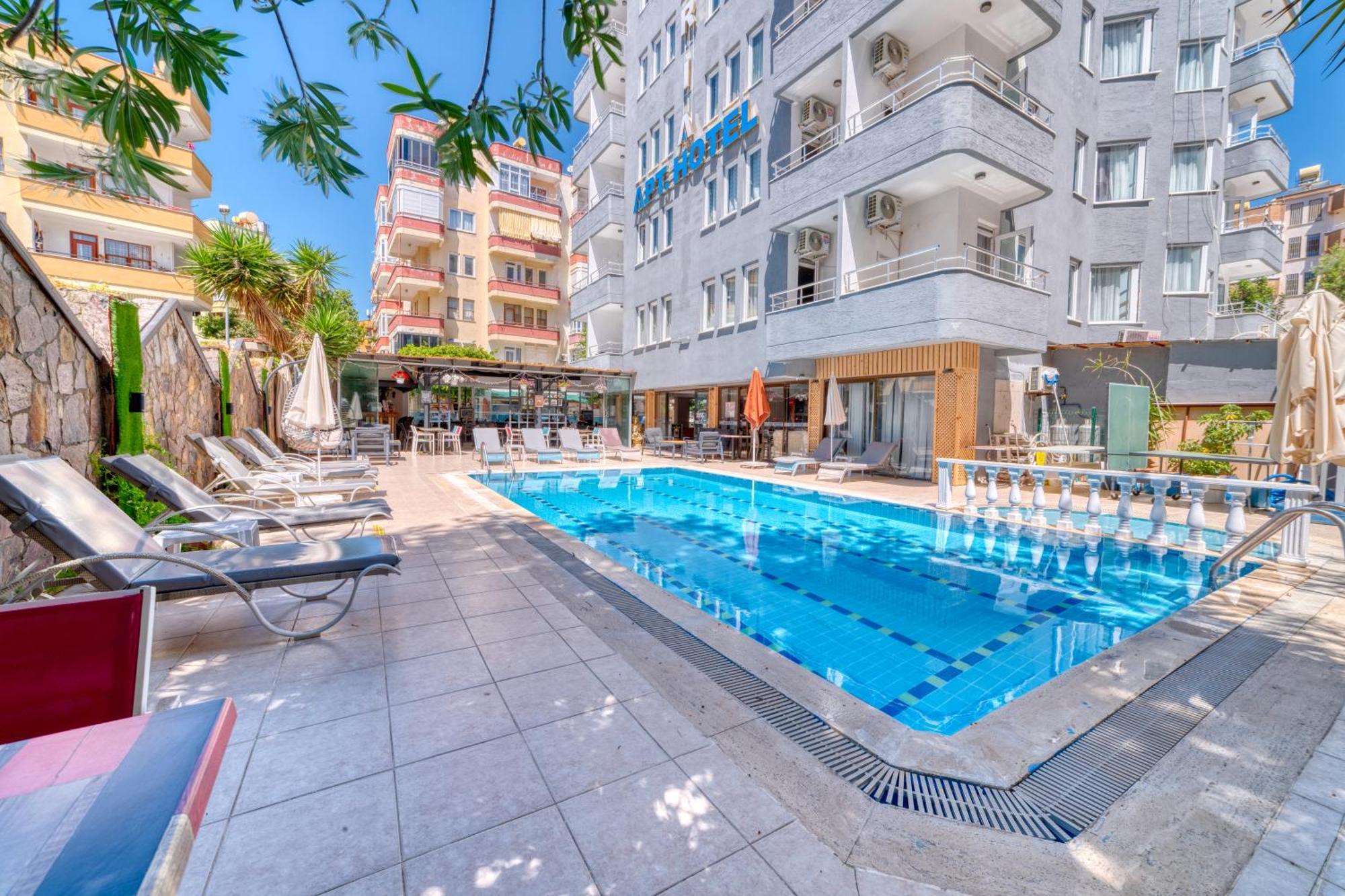 Kleopatra Icaria Apart Hotel Алания Экстерьер фото